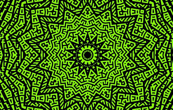 Необычный абстрактный рисунок мандала 