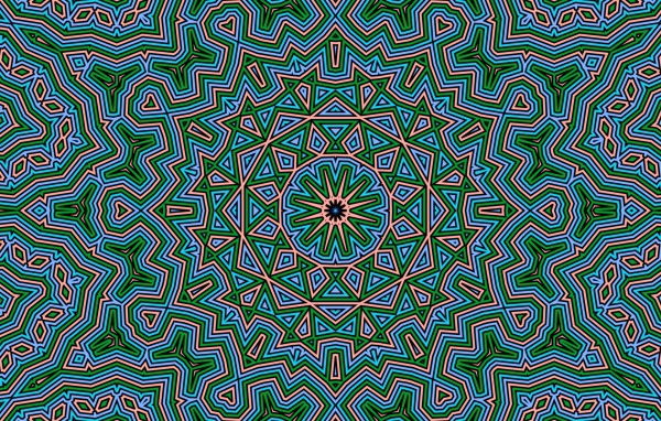 Необычный фрактальный узор 