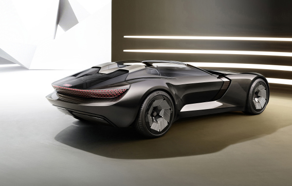 Новый автомобиль Audi Skysphere Concept 2021 года вид сзади
