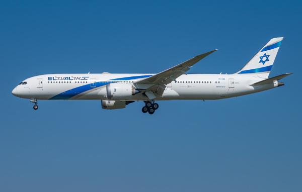 Пассажирский Boeing 787-9 авиакомпании El Al