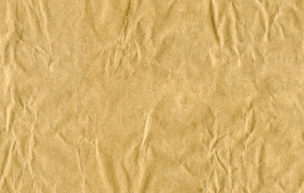 Мятая желтая бумага фон