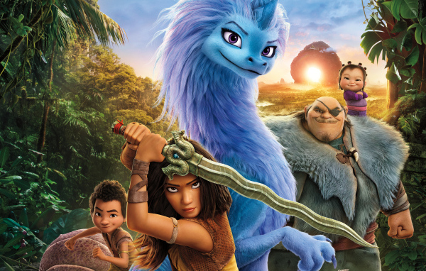 Яркие персонажи мультфильма Райя и последний дракон, 2021