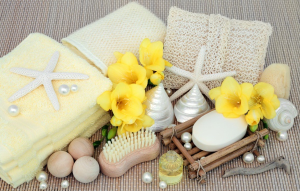 Большой набор средств для СПА процедур