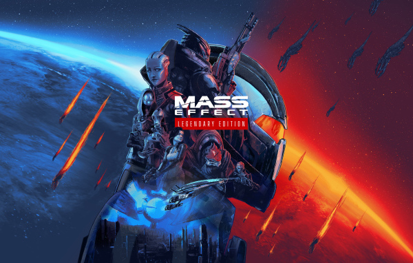Постер компьютерной игры Mass Effect Legendary Edition, 2021