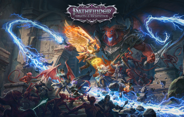Постер новой компьютерной игры  Pathfinder: Wrath of the Righteous, 2021