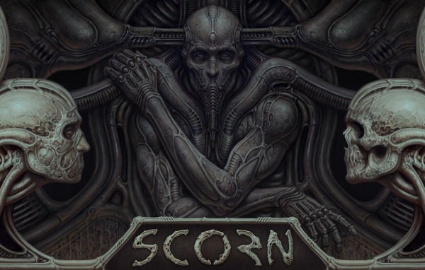 Постер компьютерной игры Scorn, 2021