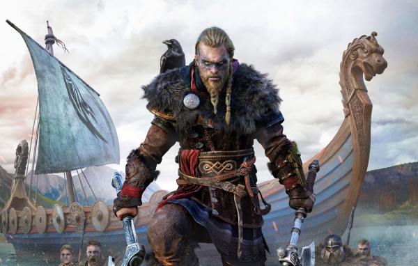 Викинг из компьютерной игры Assassin’s Creed Valhalla