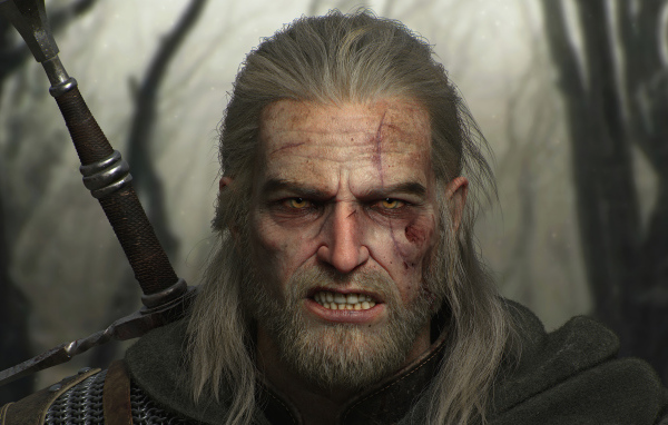 Воин из игры Geralt Of Rivia The Witcher 3