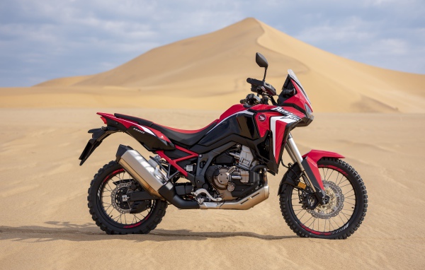 2020 Honda CRF1100L Africa Twin motorcycle in desert