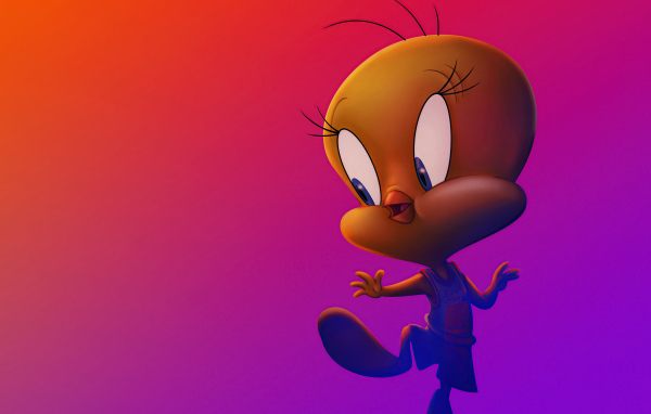 Твити персонаж нового фильма Космический джем: Новое поколение, 2021