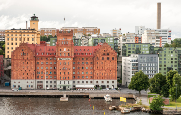 Красивый дом в городе Стокгольм, Швеция