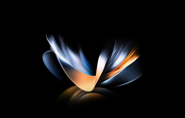 Абстрактный узор на черном фоне