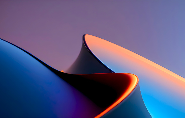 Красивые разноцветные волновые узоры