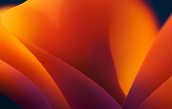 Оранжевый градиент на черном фоне