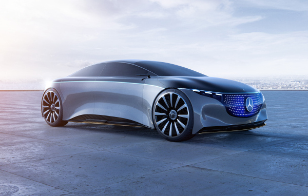 Автомобиль концепт Mercedes Vision EQS