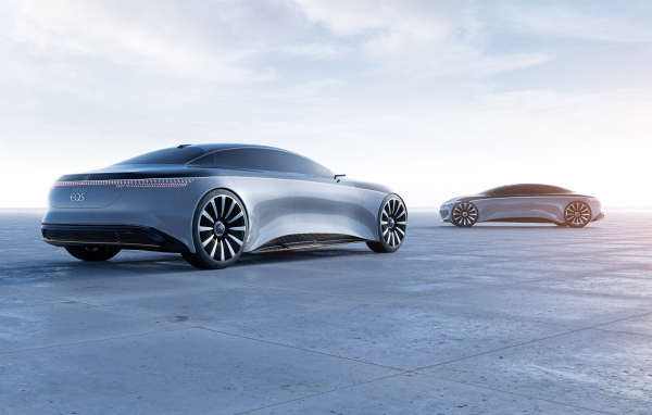 Новый автомобиль Mercedes Vision EQS