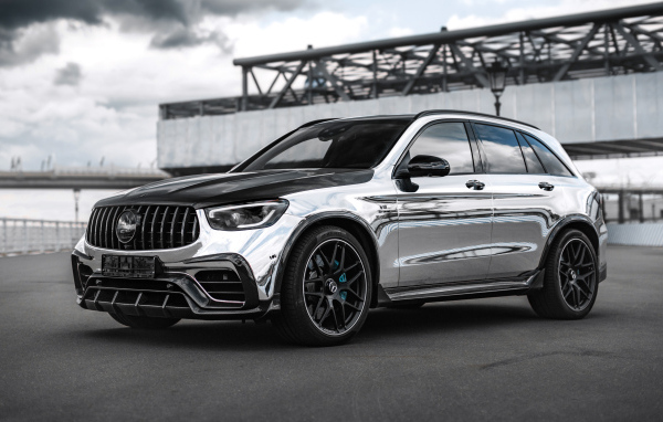 Серебристый  Mercedes-AMG GLC-Klasse Inferno 2022 