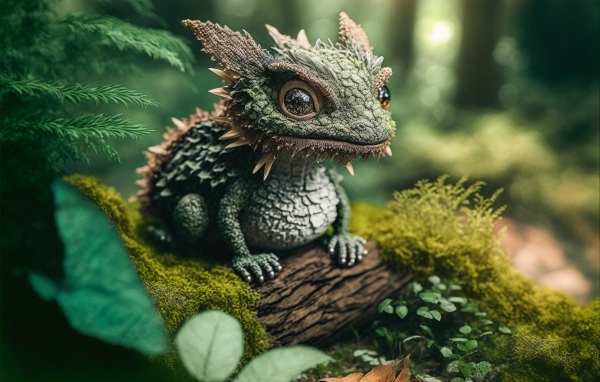 Маленький фантастический дракон 