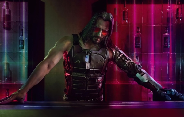 Персонаж Киану компьютерная игра Cyberpunk 2077