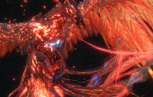 Птица феникс из компьютерной игры Final Fantasy XVI