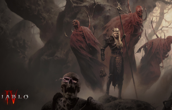 Постер новой компьютерной игры Diablo IV