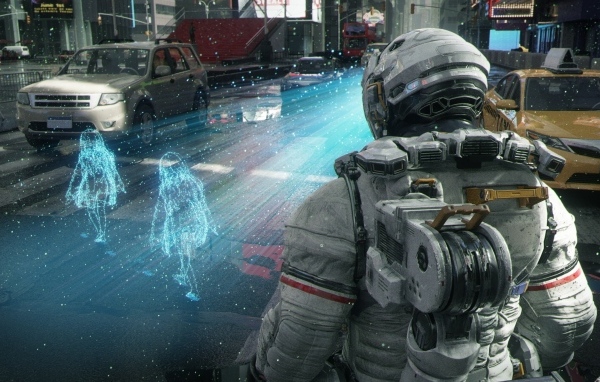 Скриншот компьютерной игры Pragmata, 2023