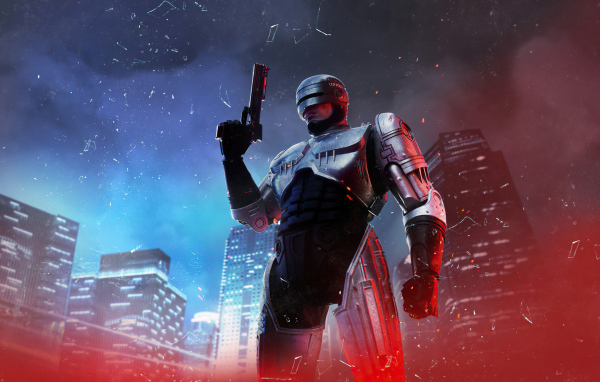 Солдат из компьютерной игры RoboCop: Rogue City