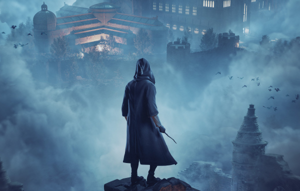 Волшебник из компьютерной игры Hogwarts Legacy