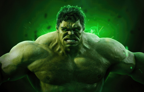 Большой зеленый злой Халк