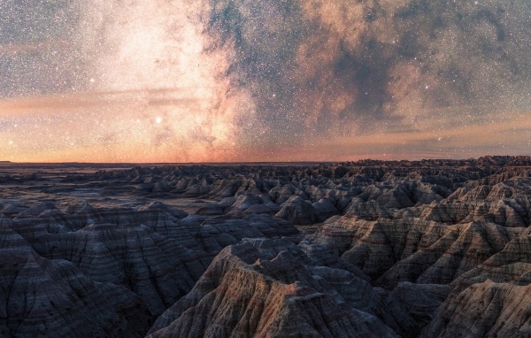 Красивое небо над горами