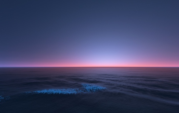 Красивый вид на морской горизонт