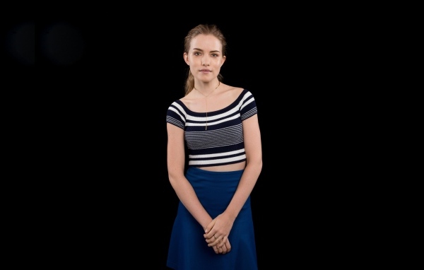 Актриса Уилла Фицджералд на черном фоне