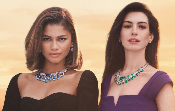 Красивые актрисы Зендая и Энн Хэтэуэй