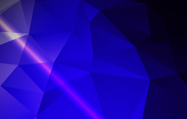 Синяя геометрическая структура 