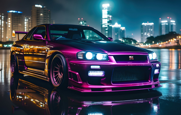 Спортивный автомобиль Nissan Skyline GT-R R34