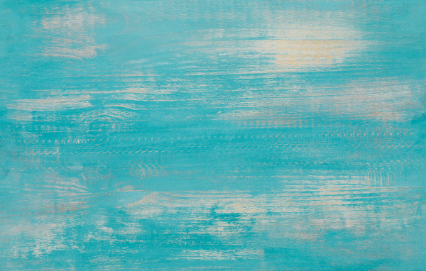 Старый потертый деревянный фон в светло-голубом цвете.