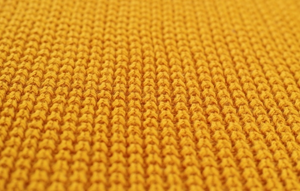 Оранжевый вязаный узор 