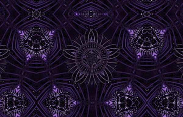 Фиолетовый абстрактный узор калейдоскопа