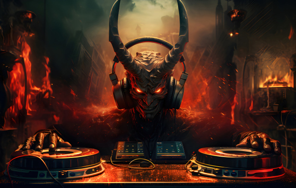 Демон за диджейским пультом