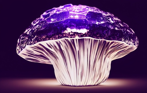 Большой кристальный гриб 