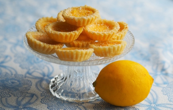 Песочные тарталетки с лимонным кремом