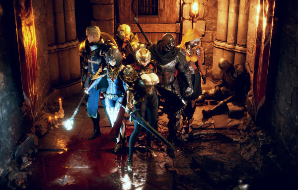 Персонажи компьютерной игры Dungeon Stalkers, 2024