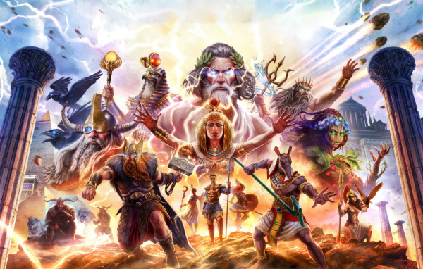 Постер компьютерной игры Age of Mythology: Retold, 2024