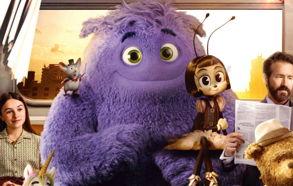 Яркий постер новой комедии Воображаемые друзья (IF), 2024