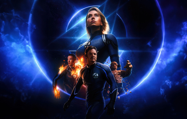 Постер фильма Фантастическая четвёрка, 2025