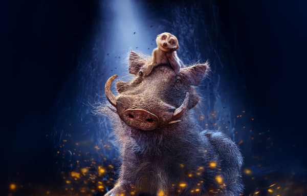 Тимон и Пумба персонажи нового фильма Муфаса: Король лев