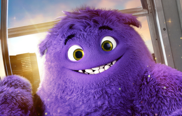 Фиолетовое существо из фильма Воображаемые друзья (IF), 2024
