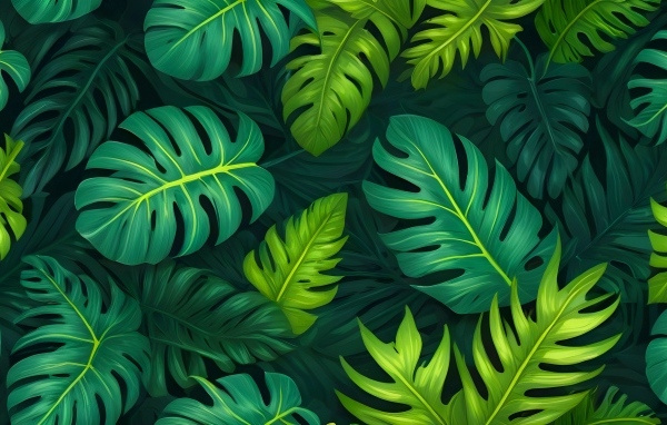 Зеленые листья крупным планом для фона