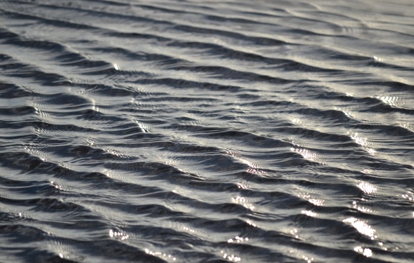 Спокойные волны на речной воде