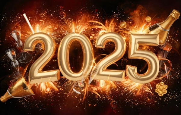 Открытка на новый год 2025